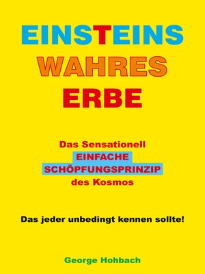 cover image of Einsteins wahres Erbe